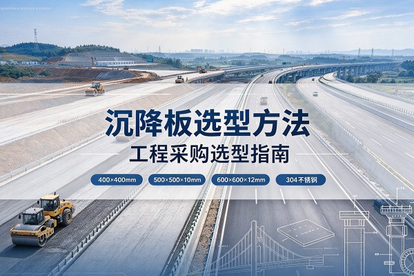 南谯沉降板选择方法