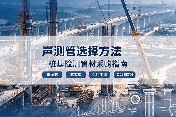 南谯声测管选型标准