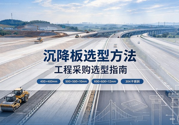 南谯沉降板选择方法